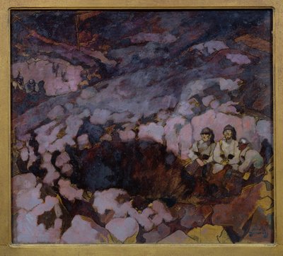 A Trench, right-hand panel of the triptych 